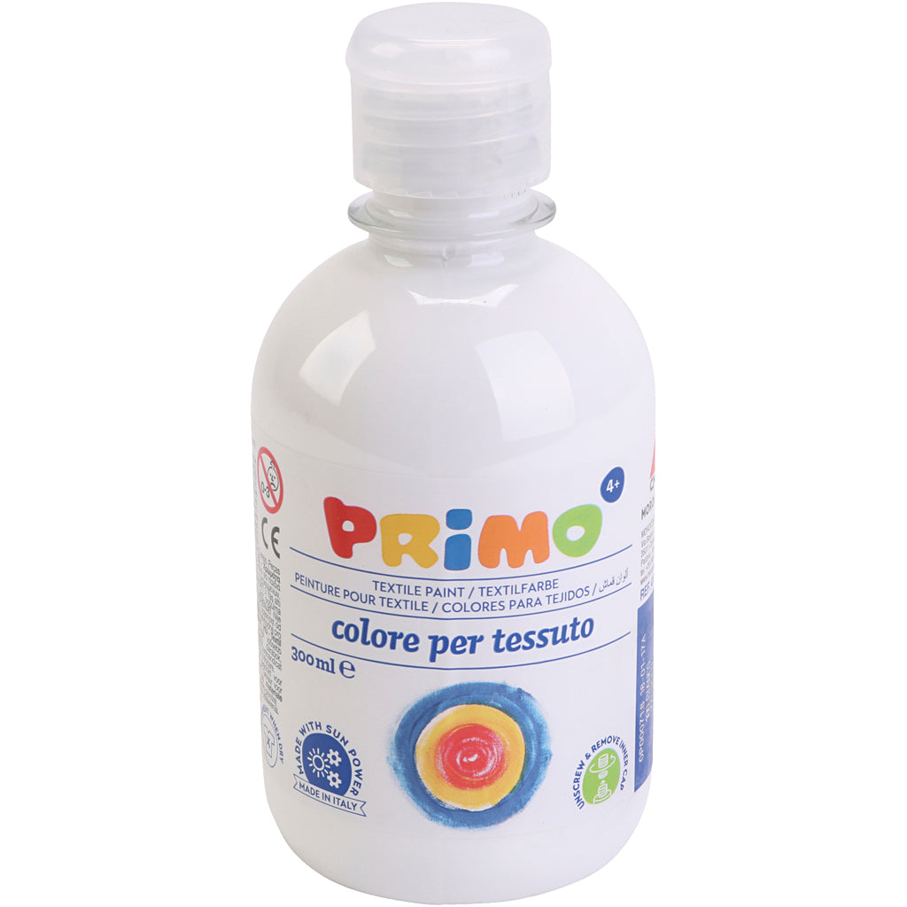 Textile Paint, white, 300 ml/ 1 bottle