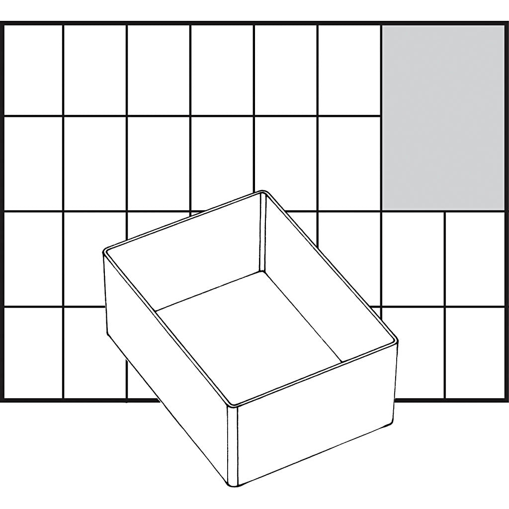 Insert Box, no. A7-1, H: 47 mm, size 109x79 mm