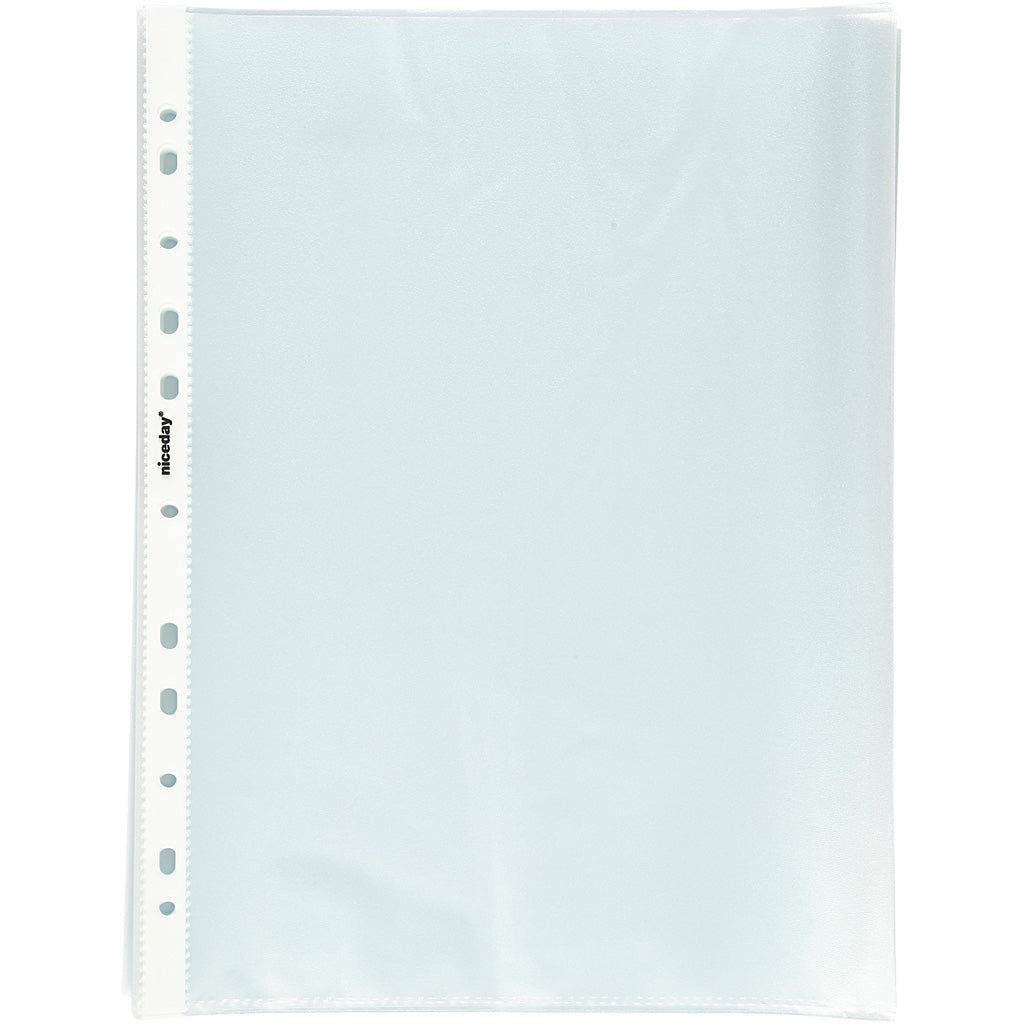 Plastic Pockets, A4, sheet 210x297 mm, 100 pc
