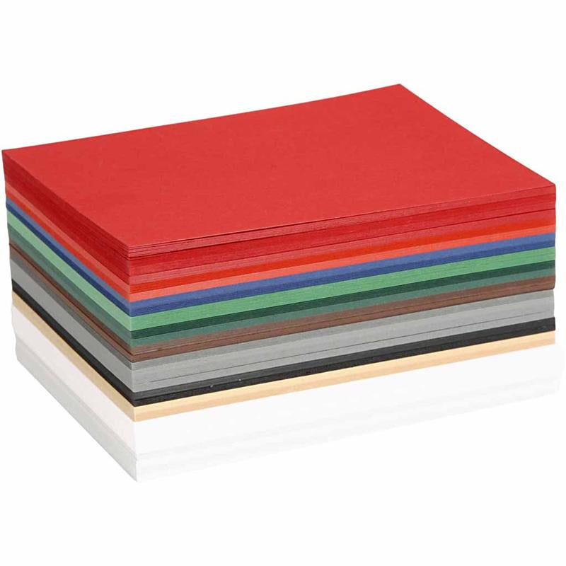 Christmas Card, A6, sheet 105x148 mm, 180 g, assorted colours, 300 ass sheets