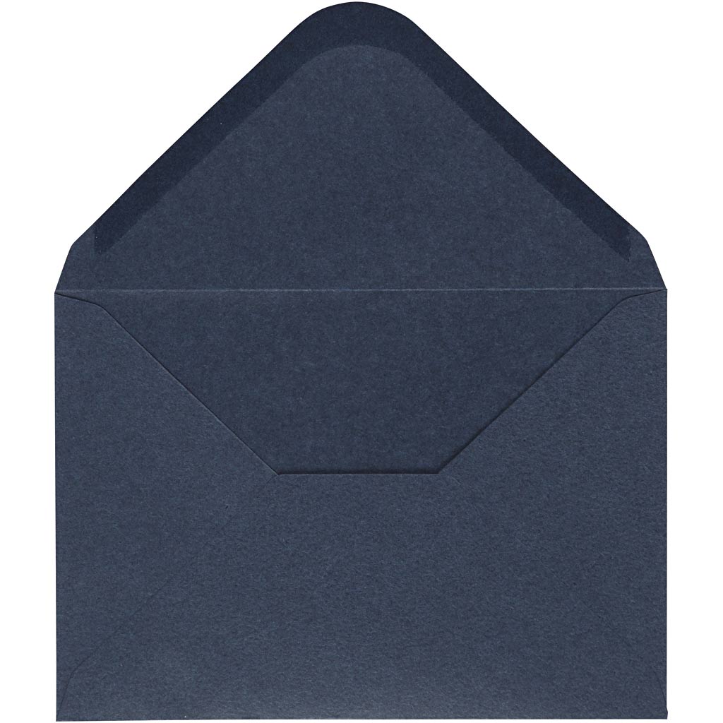 Envelopes, envelope size 11,5x16 cm, 110 g, blue, 10 pc