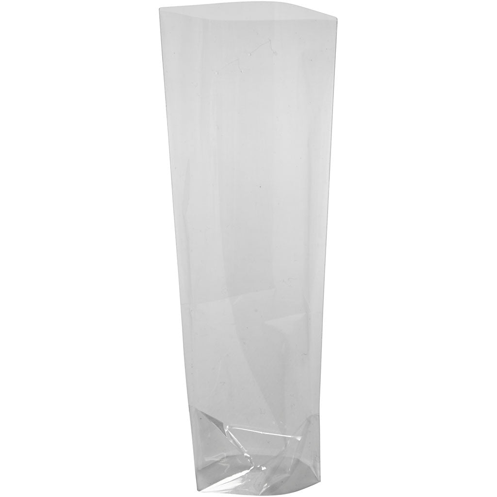 Cellophane Bag, H: 16 cm, size 6,5x4,5 cm, thickness 25 my, 20 pc