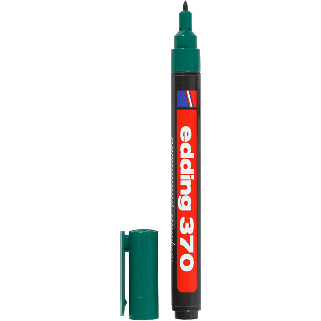 Edding 370 Marker, line 1 mm, green