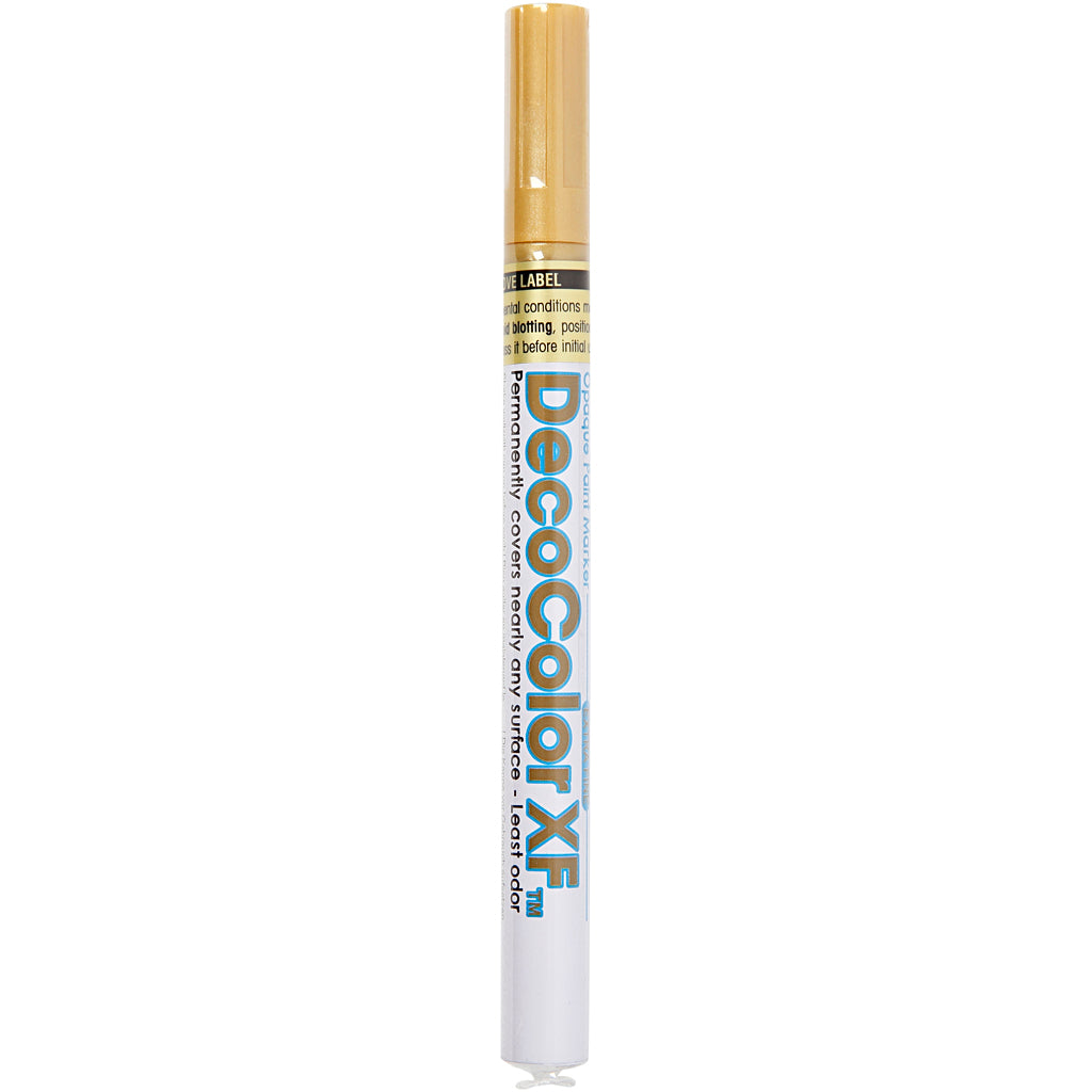 Deco Permanent Marker, line 0,8 mm, gold