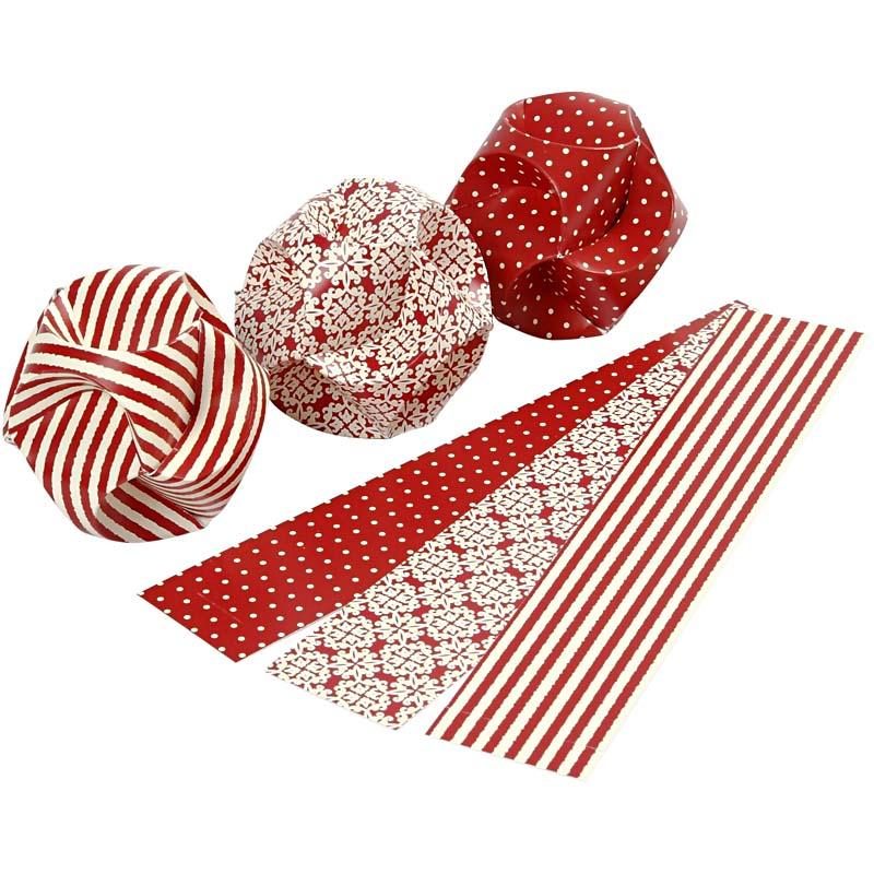Click Ornaments, dia. 5 cm, size 3,5x8,8 cm, 9 set