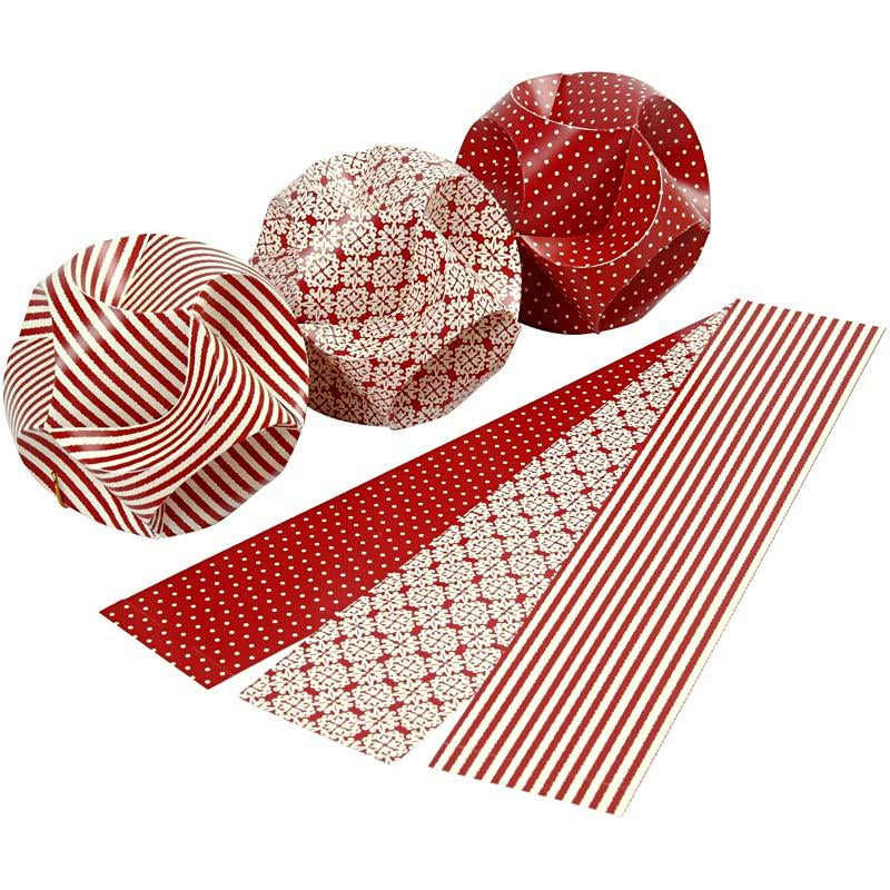 Click Ornaments, dia. 9 cm, size 5,5x28,4 cm, 9 set