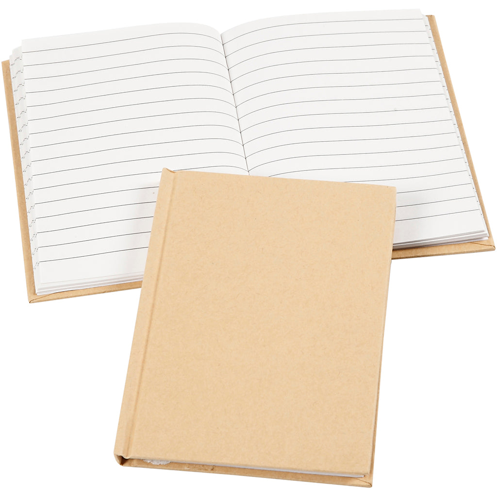 Notebook, A6, sheet 105x148 mm, 60 g, brown