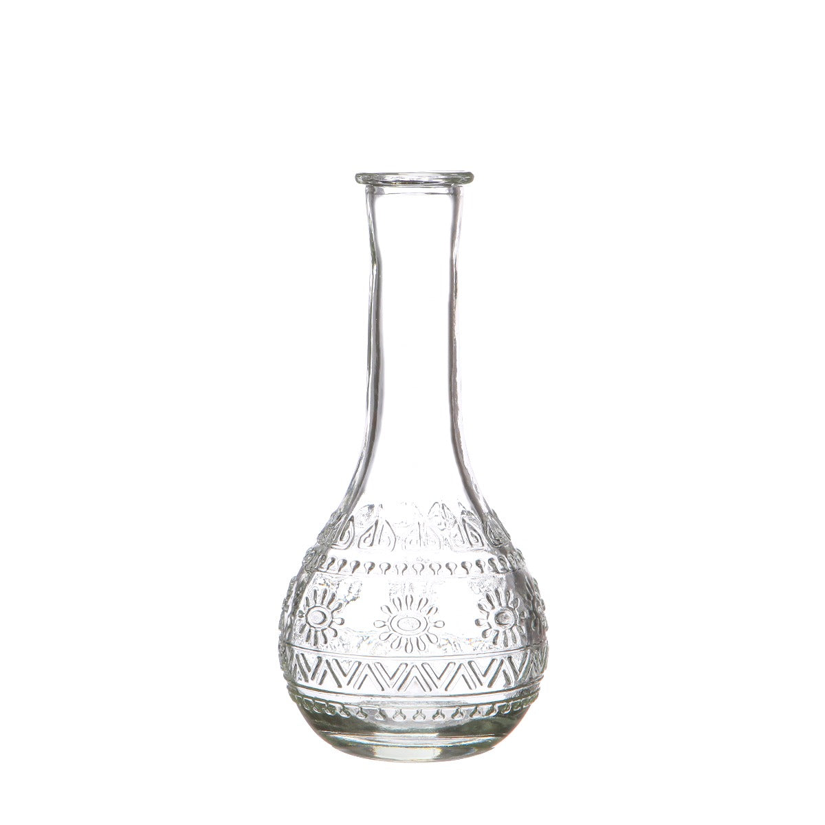 Flower vase Paris Ø7.5cm and 16cm high Clear (12 pcs.)