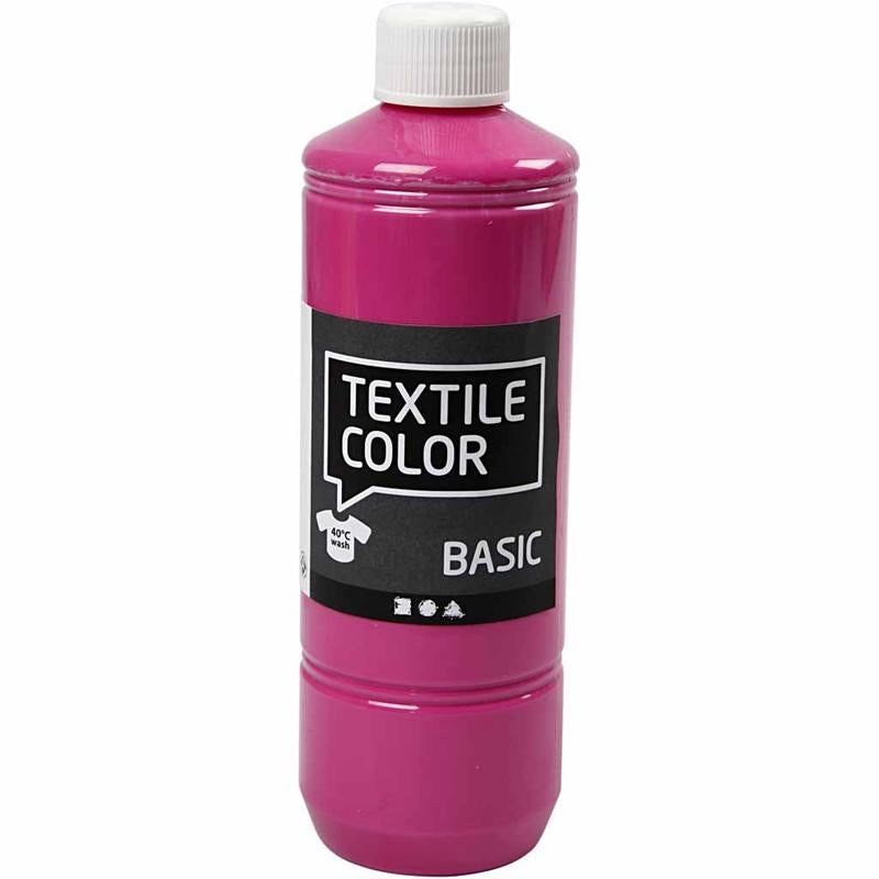 Textile Color, pink, 500 ml/ 1 bottle