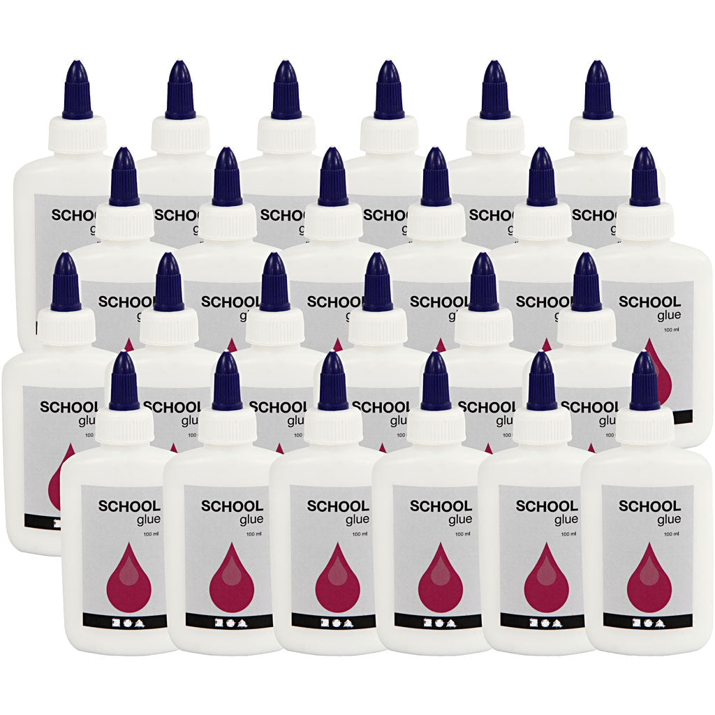 School Glue, 24x100 ml