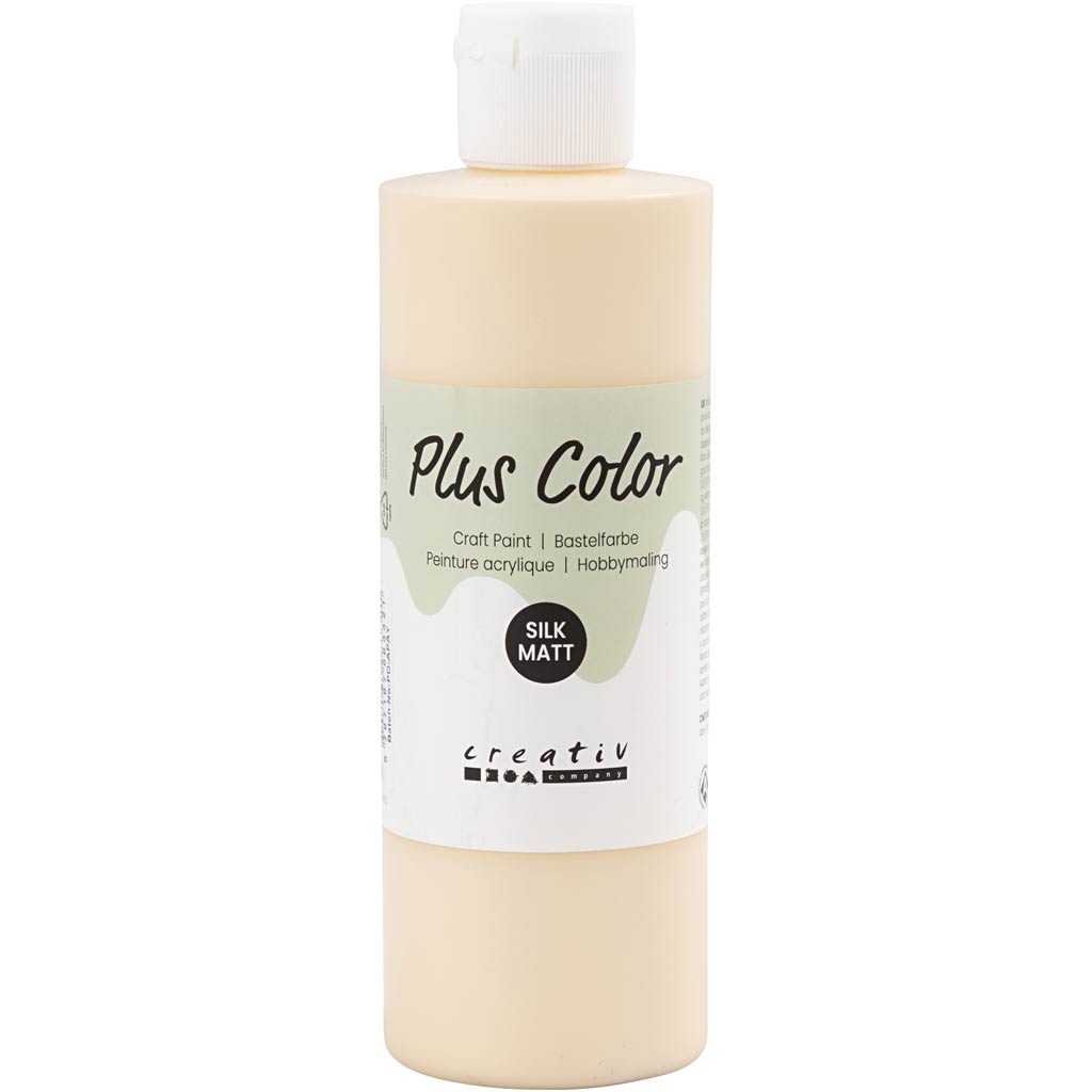 Plus Color Craft Paint, light beige, 250 ml/ 1 bottle