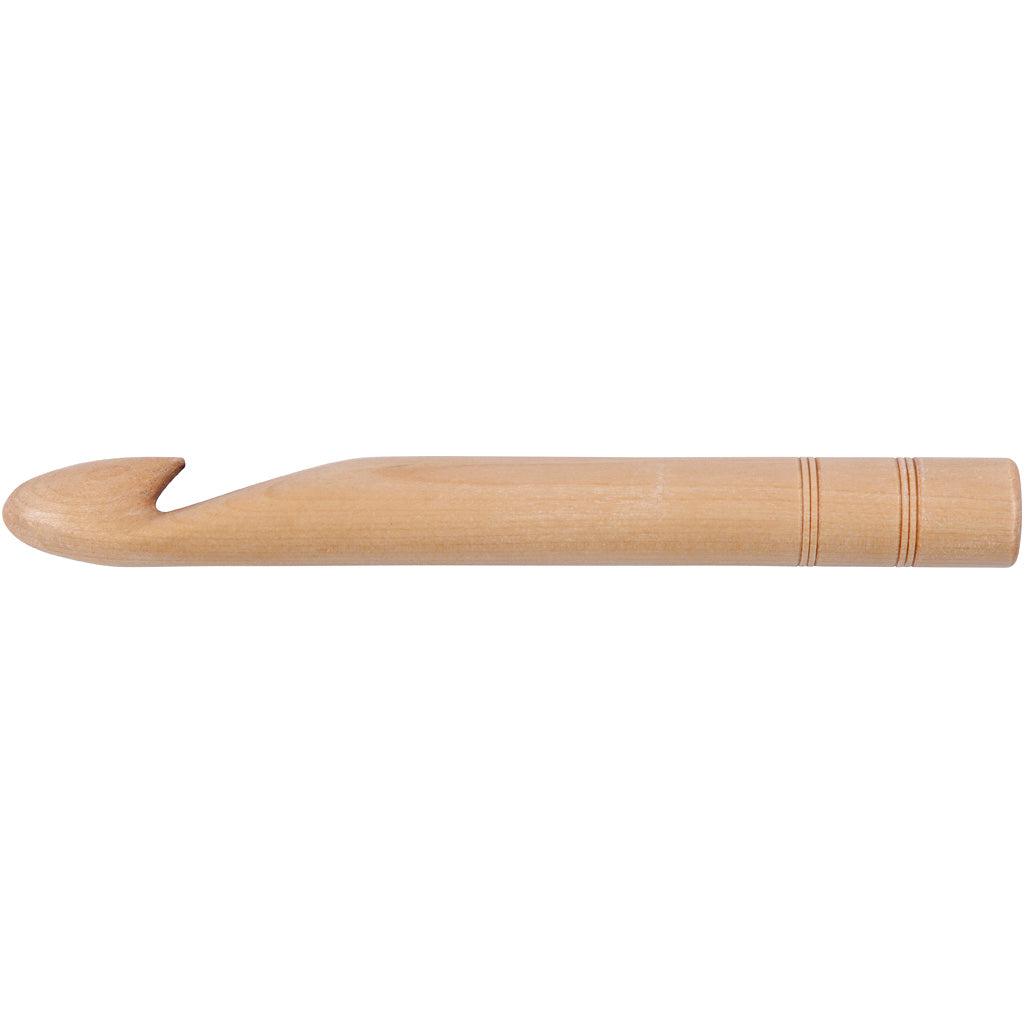 Crochet Hook, no. 25, L: 23 cm, size 25 mm