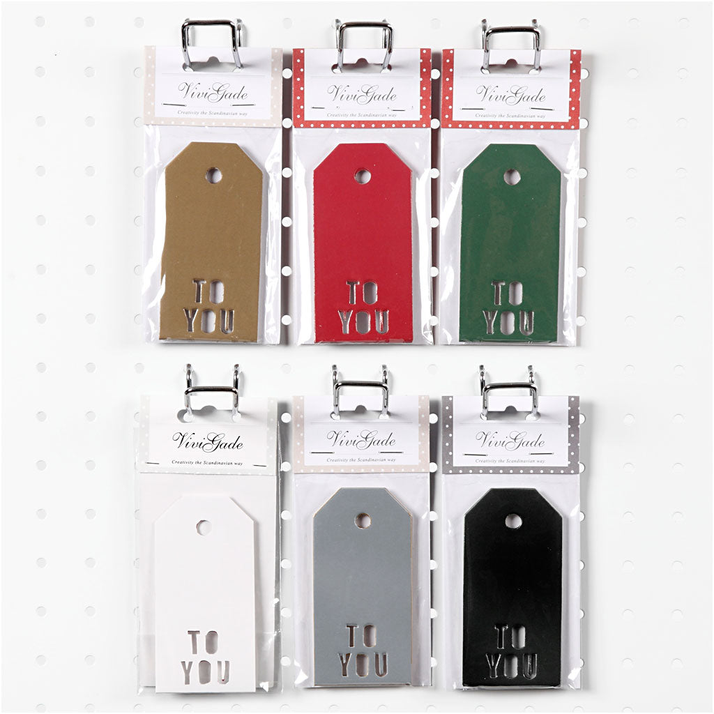 Manila Tags, TO YOU, size 5x10 cm, 300 g, 6x10 pack