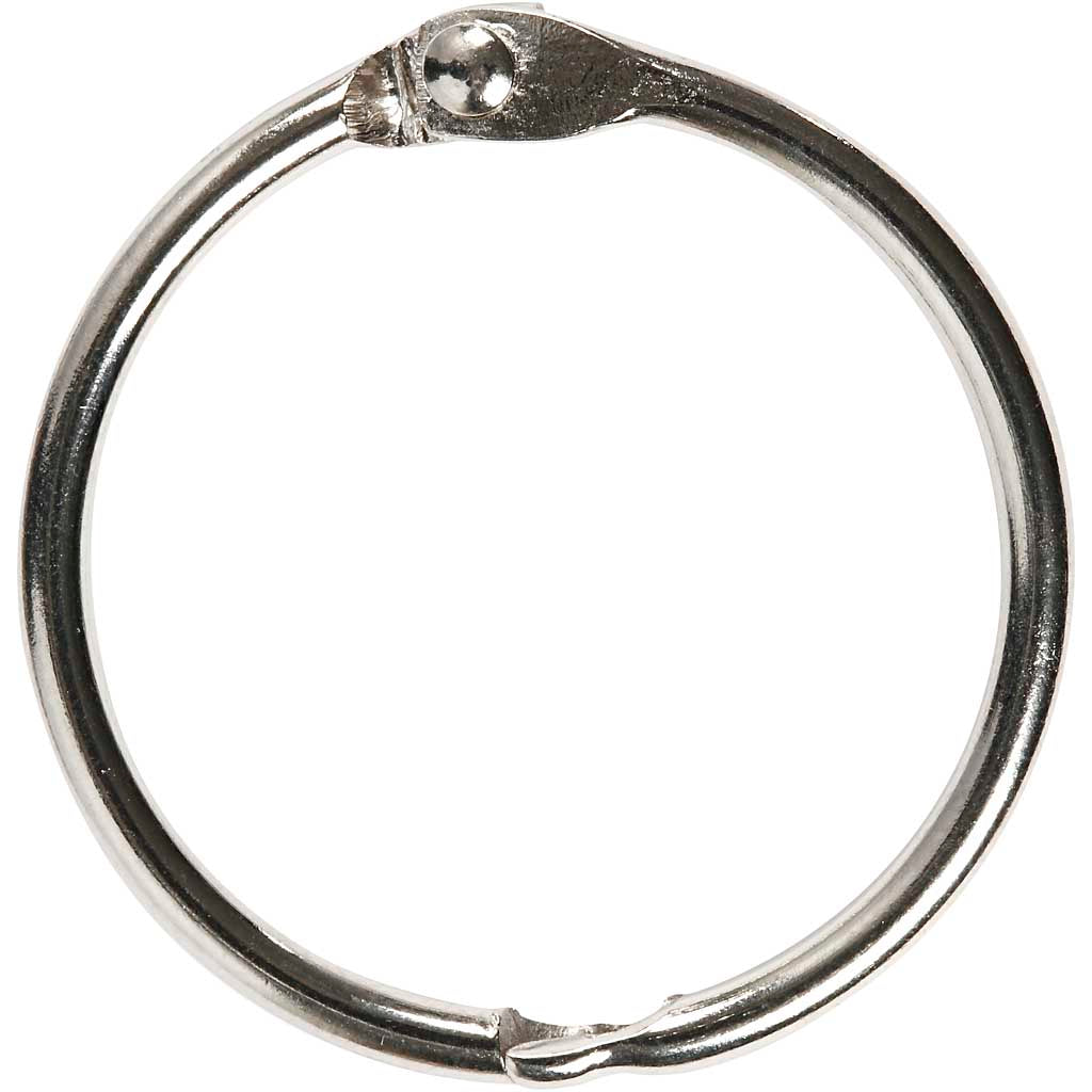 Book Ring, dia. 32 mm, thickness 2,7 mm, 8 pc