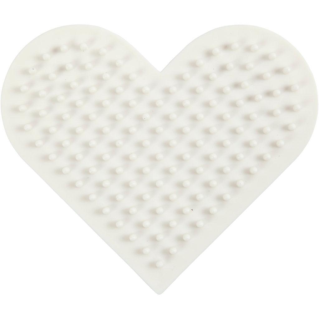 NABBI BioBeads Pegboard, small heart, size 7x8,5 cm, medium