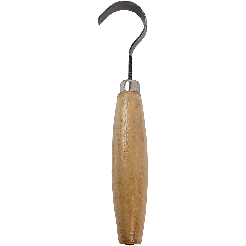 Spoon Carving Knife , L: 16 cm, dia. 3 cm, W: 1,3 cm