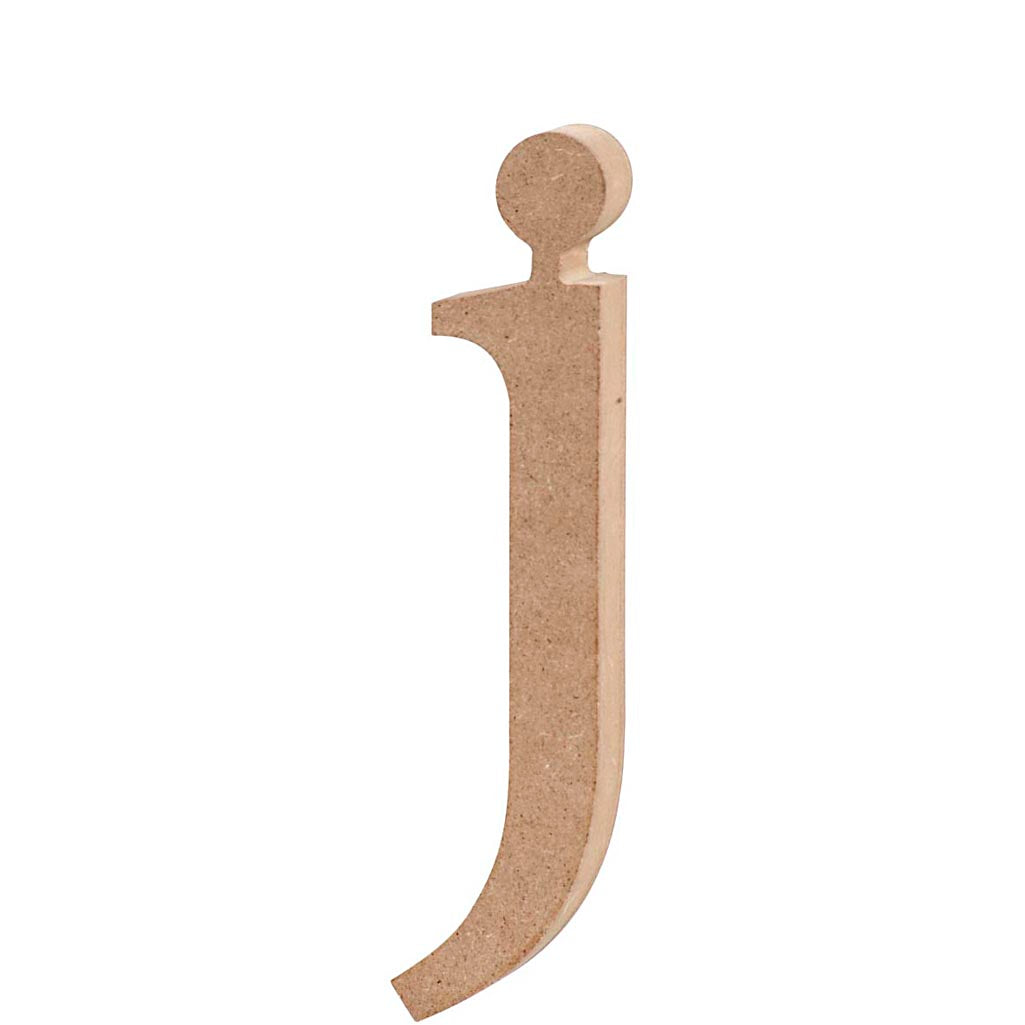 Letter, j, H: 15,5 cm, thickness 2 cm