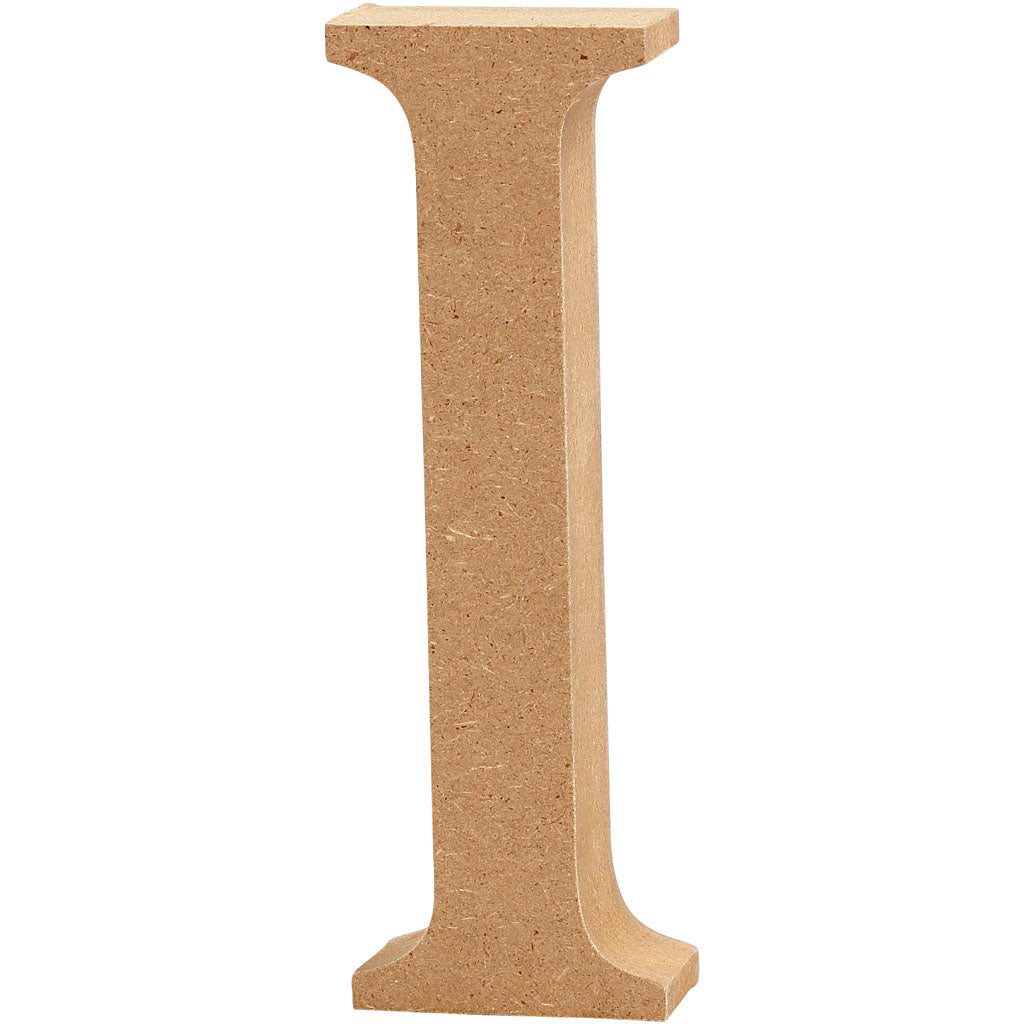 Letter, I, H: 8 cm, thickness 1,5 cm