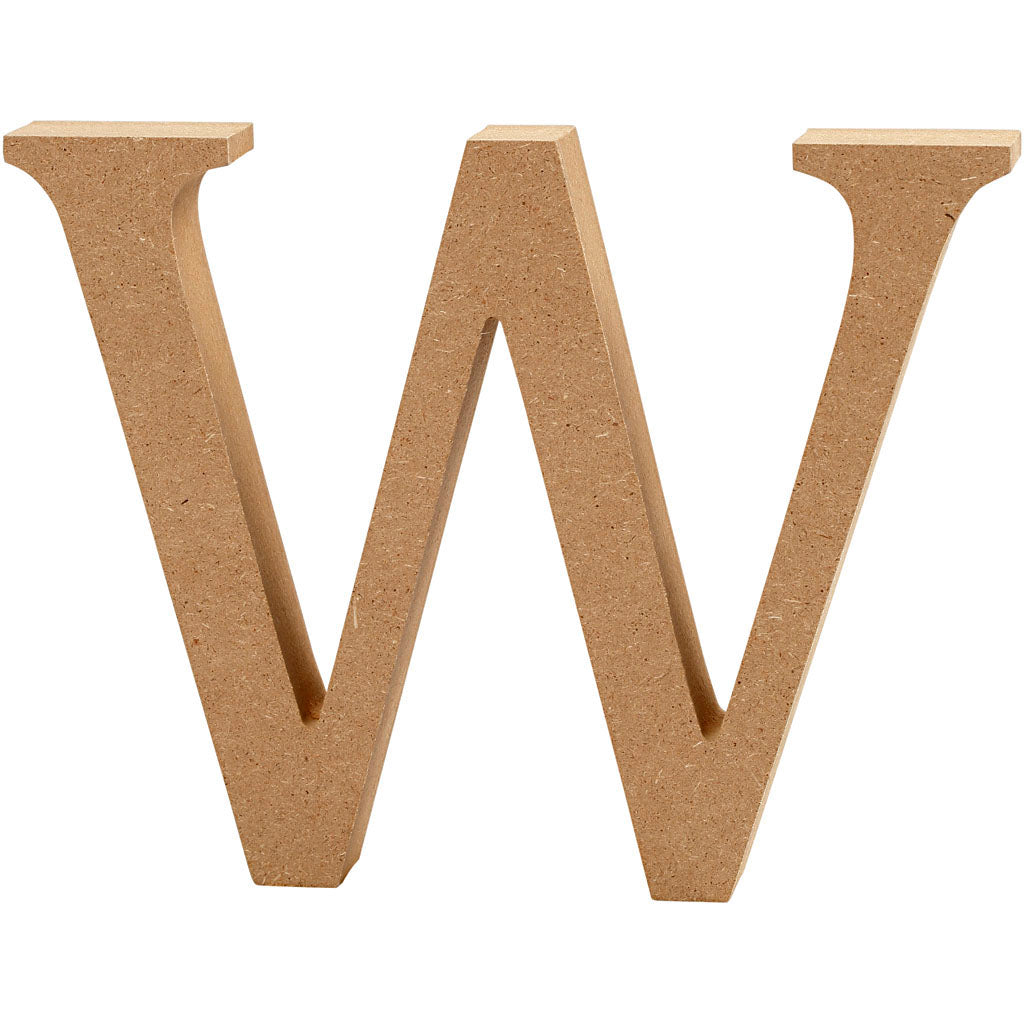 Letter, W, H: 8 cm, thickness 1,5 cm