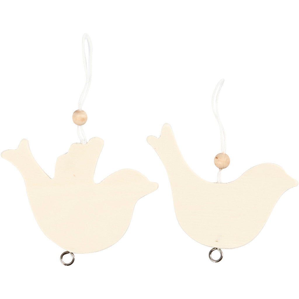 Dove Of Peace, size 7,5x9,5 cm, thickness 4 mm, 10 pc