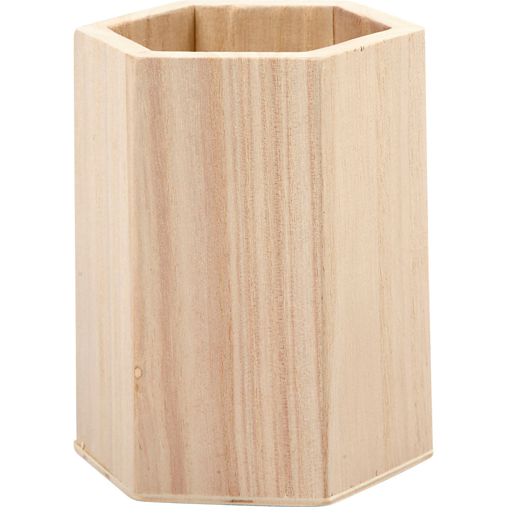 Pencil Holder, H: 10,5 cm, dia. 8 cm