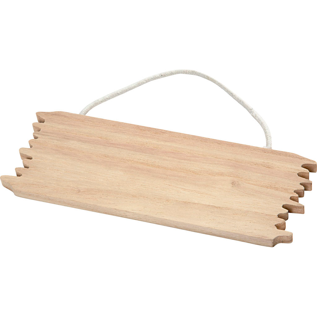 Sign, size 16x5,5 cm, thickness 7 mm