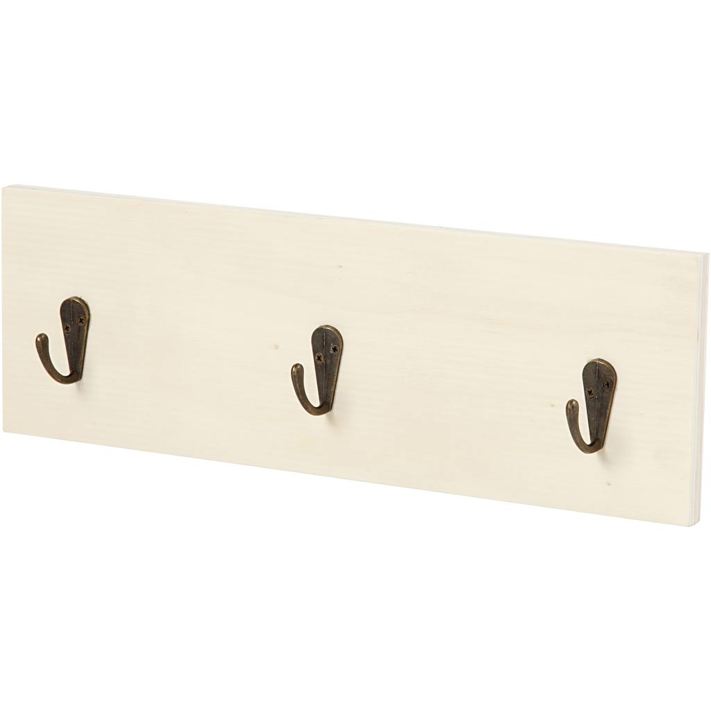 Coat Rack, H: 10 cm, D. 1,2 cm, L: 30 cm