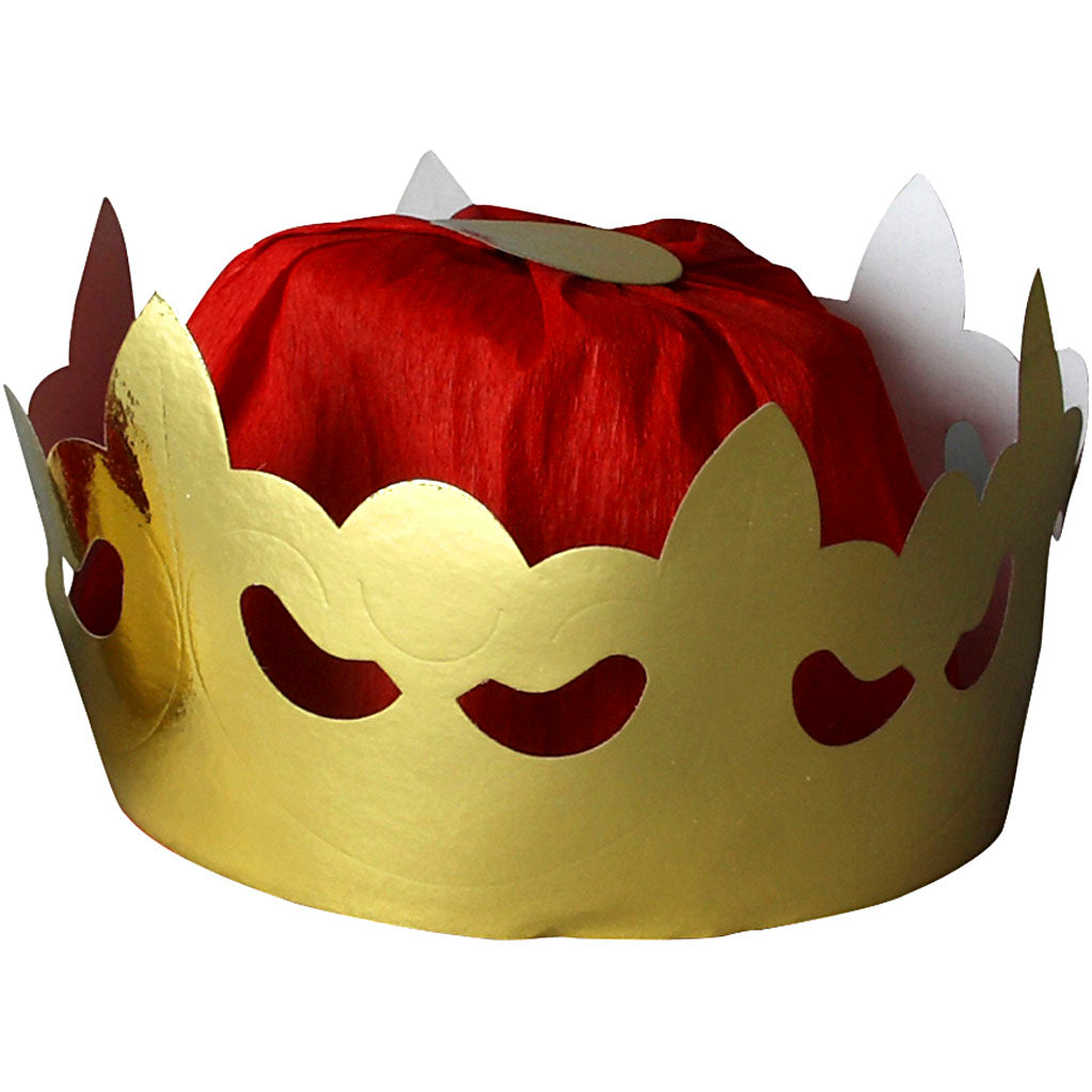 King's Crown, H: 11 cm, dia. 19 cm, gold
