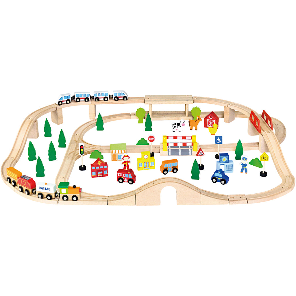 VIGA Railway and City, 90 parts/ 1 set