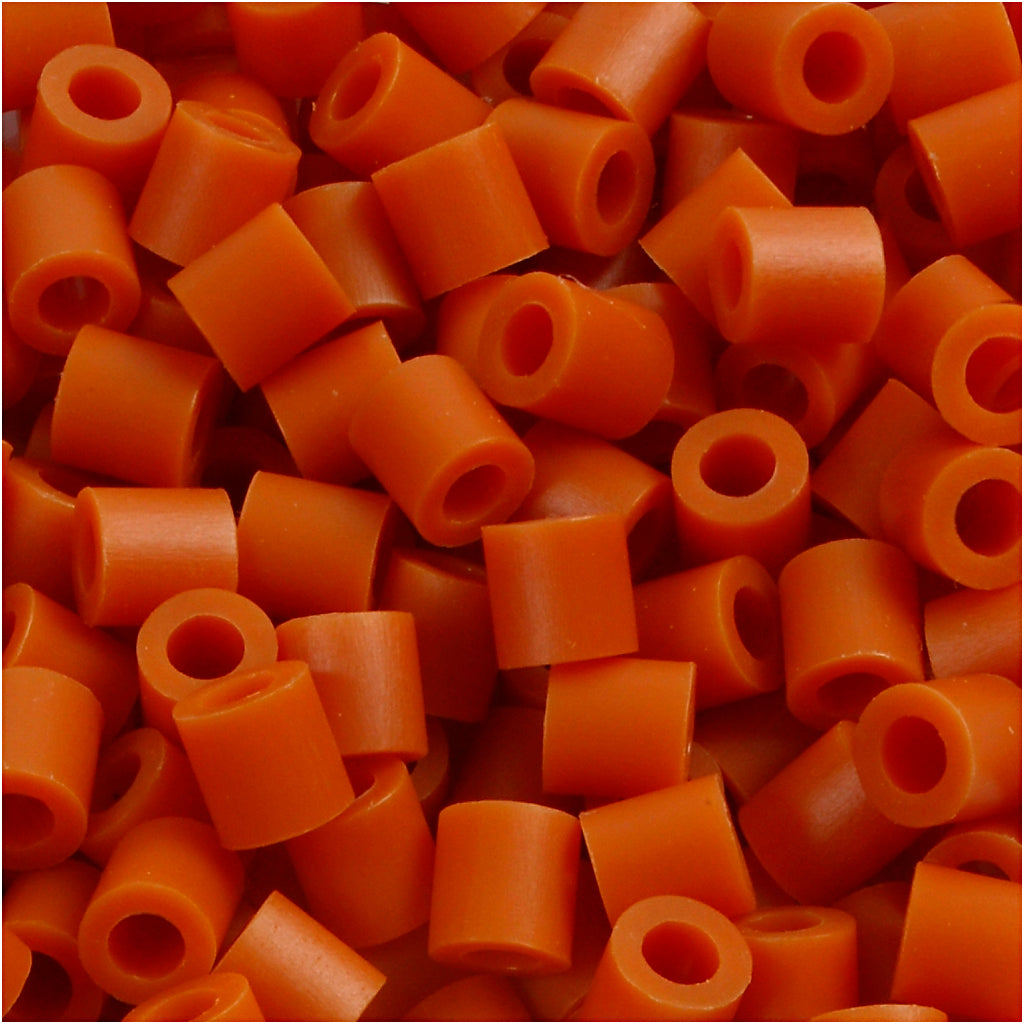 PhotoPearls, size 5x5 mm, hole size 2,5 mm, medium, redbrown (5), 6000 pc