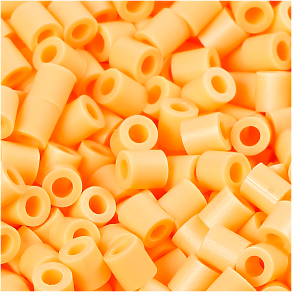 PhotoPearls, size 5x5 mm, hole size 2,5 mm, medium, light orange (26), 6000 pc