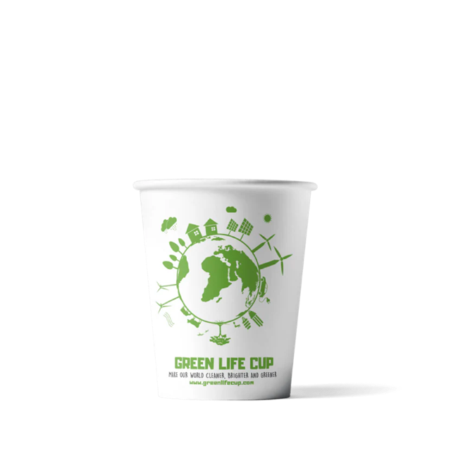 Coffee Cup 180cc 7.5oz Ø7 cm FSC®Mix Green Life (2.500 pcs)