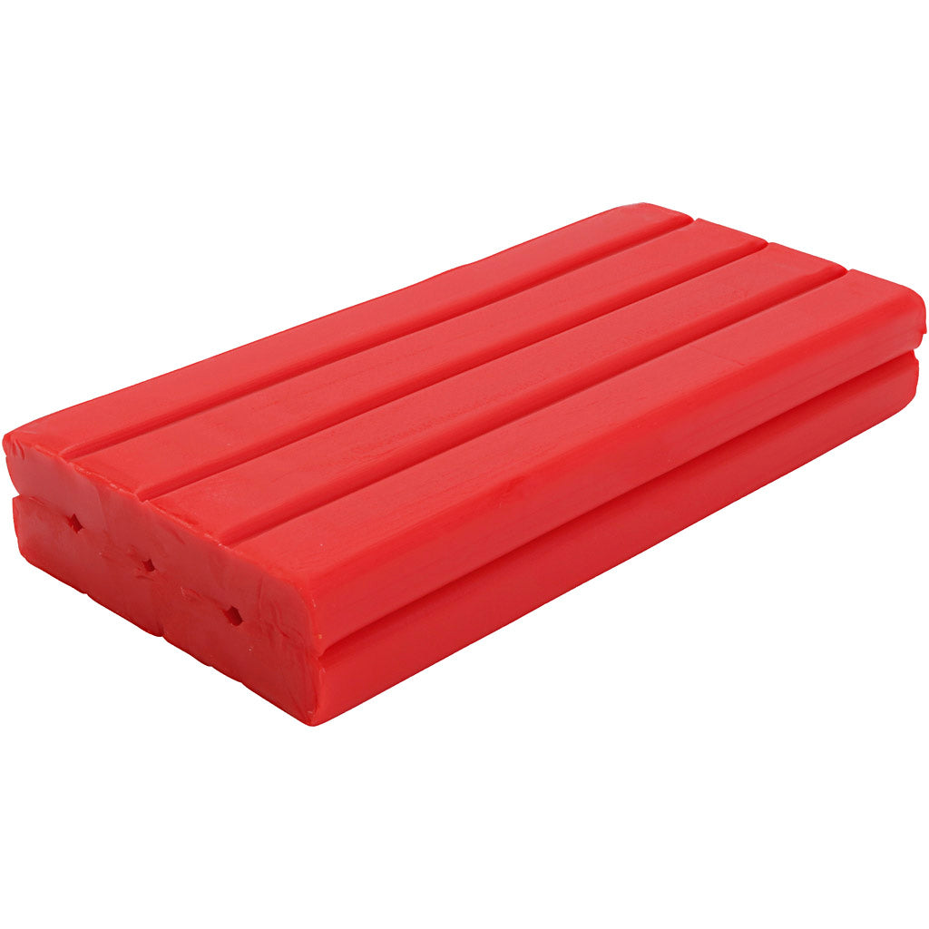 Softy Modelling Clay, red, 500 g