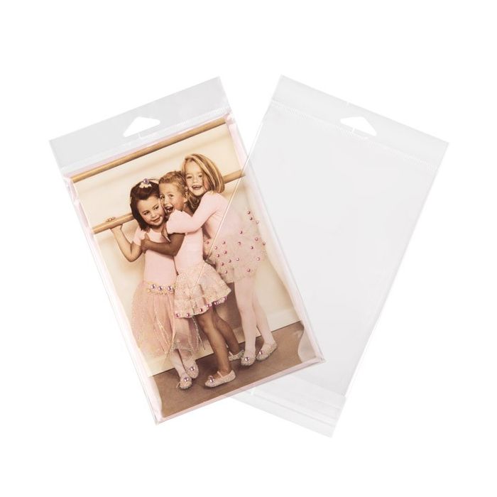 Headerbags 13.8x18.4cm Reclosable and Crystal Clear