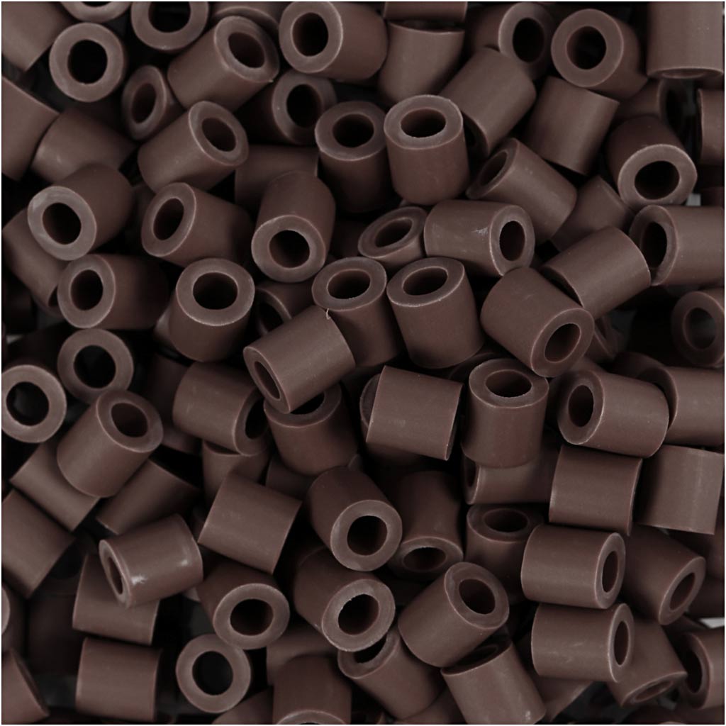 NABBI BioBeads, size 5x5 mm, hole size 2.5 mm, medium, brown, 1000 pc
