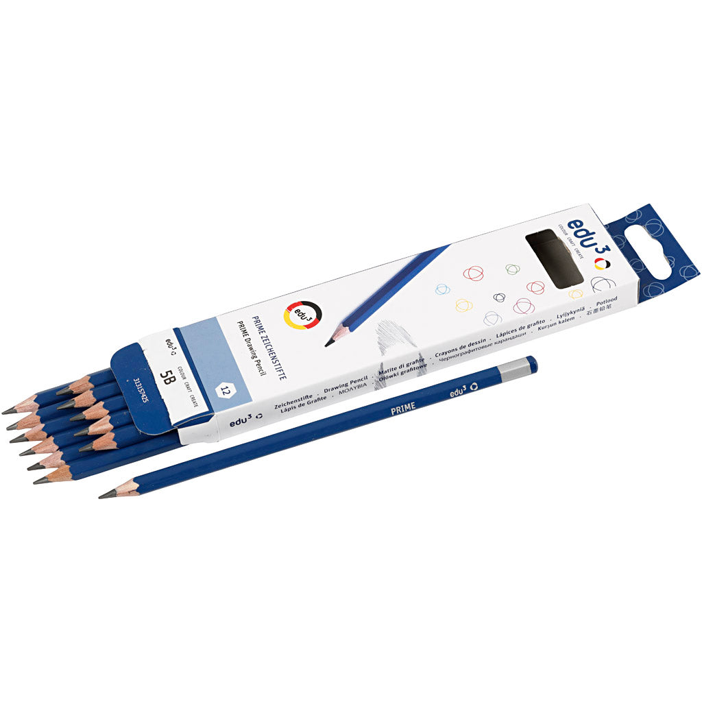 edu Drawing Pencil, 5B, 12 pc