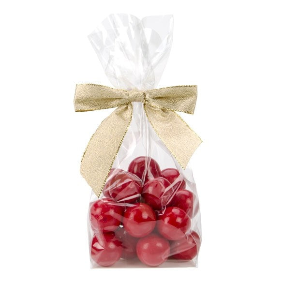 Block Bottom Bags Clear 7.6x5.1x20.3cm with paper insert