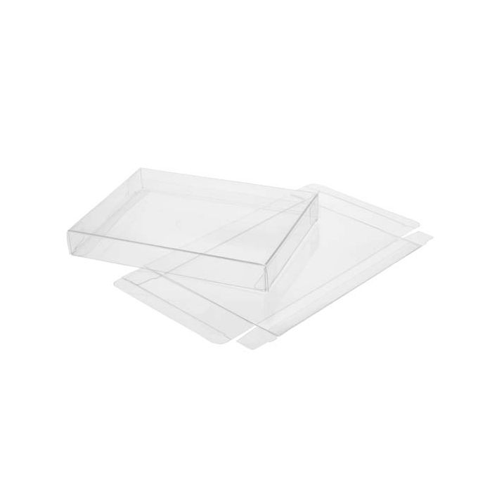 Plastic Gift Boxes 30.8x2.5x32.1cm Crystal Clear