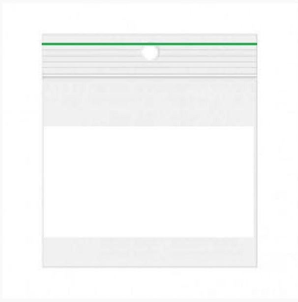 Grip Seal Bags with Write-on-Panel/Hang Hole 16x23cm PE 50 micron Bargain! (1.000 pieces)