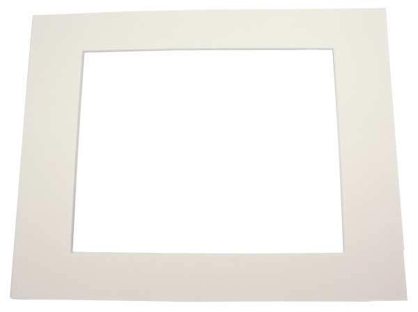 Mount Board Cream 20.3x26.7cm Window - Outer size 27.9x35.6cm Conservation Quality