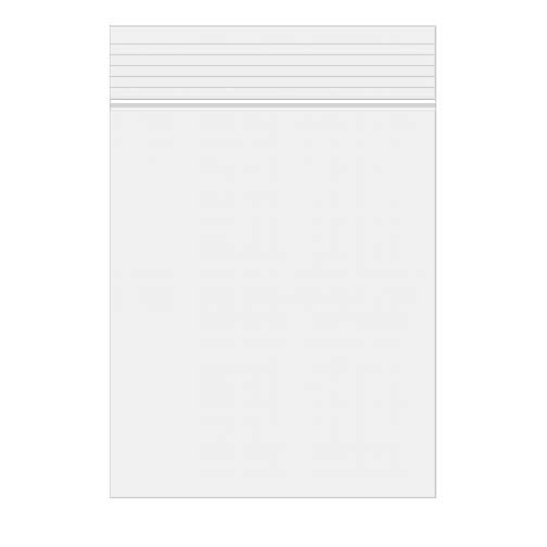 Grip Seal Bags 25.5x33cm Crystal Clear PP 50 micron