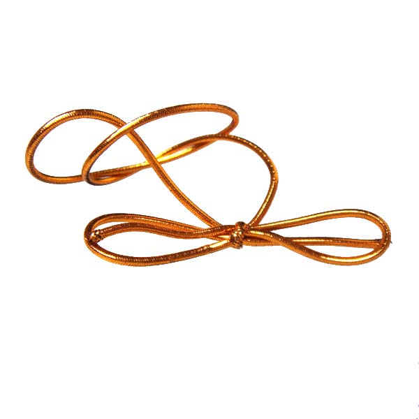 Metallic Copper Stretch Loop 25,5 cm