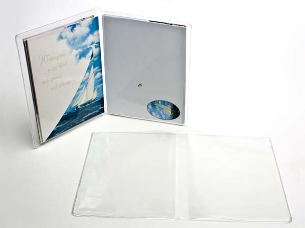Vinyl Pouches "Wallet style" 19.4x29.5cm