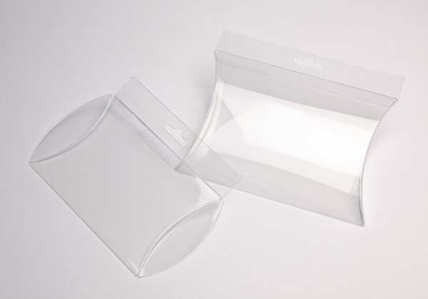 Pillow Packs 10x3x15cm with optional Hang Hole