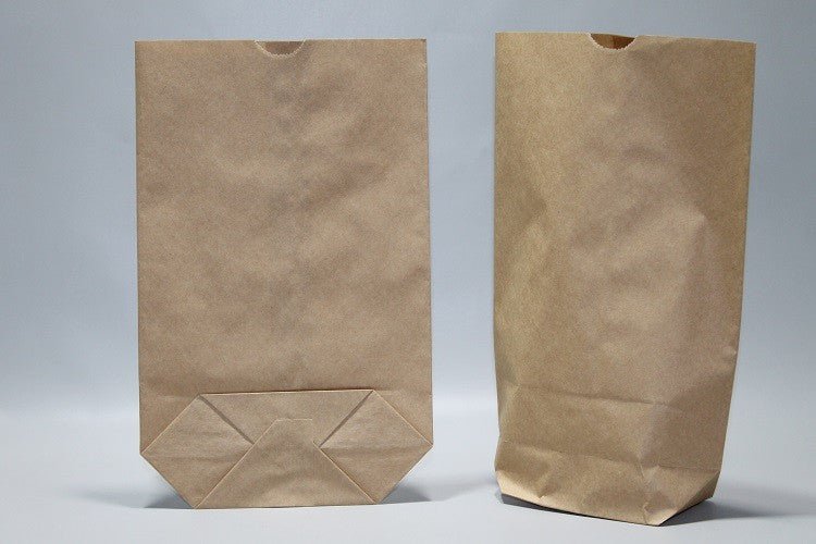 Cross Bottom Bags Kraft (content 2.5kg) 22.5x37cm - 1 ply 70 grs