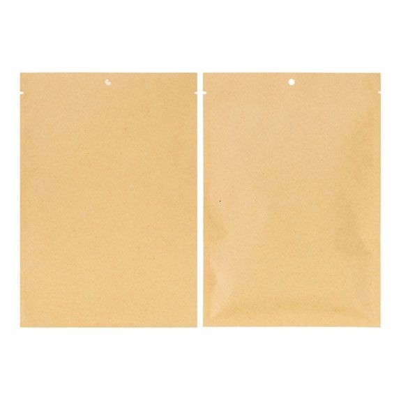 Kraft Bags Sealable 13.7x18.5cm