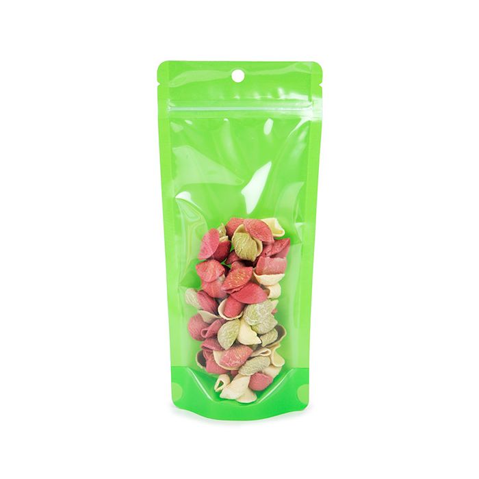 Stand Up Pouch Neon Green 10.8x6x23.8 cm w/ Hang Hole