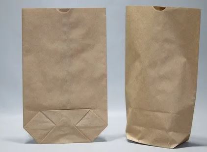 Cross Bottom Bags Kraft (content 5kg) 27.5x45cm - 1 ply 70 grs