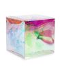 Plastic Gift Boxes 8,9x8,9x8,9 cm Iridescent with Autolock Bottom