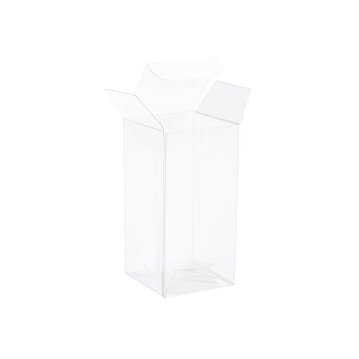 Plastic Gift Boxes 5.2x5.2x10.5cm Autolock Bottom